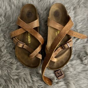 Tan Birkenstock